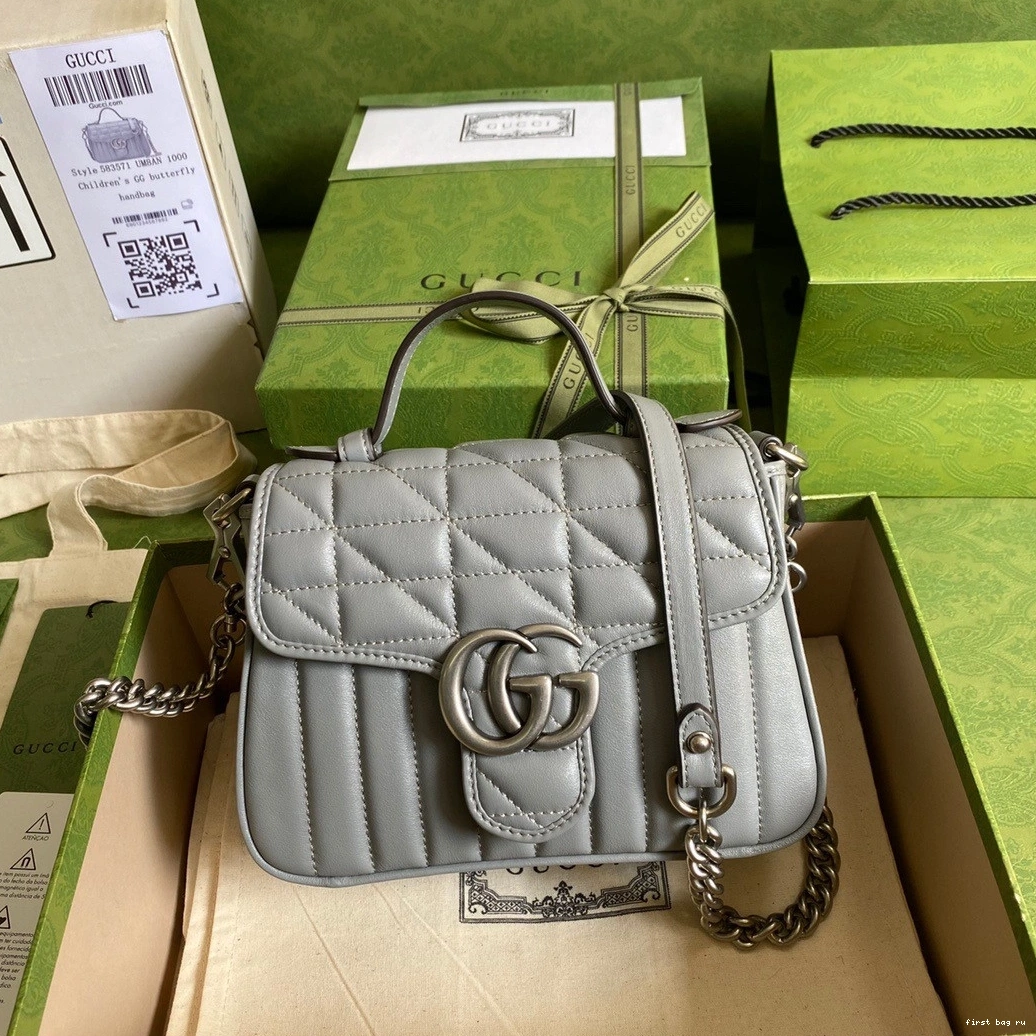 First bag ru Top Marmont GUCCI Bag Handle Mini GG 0730
